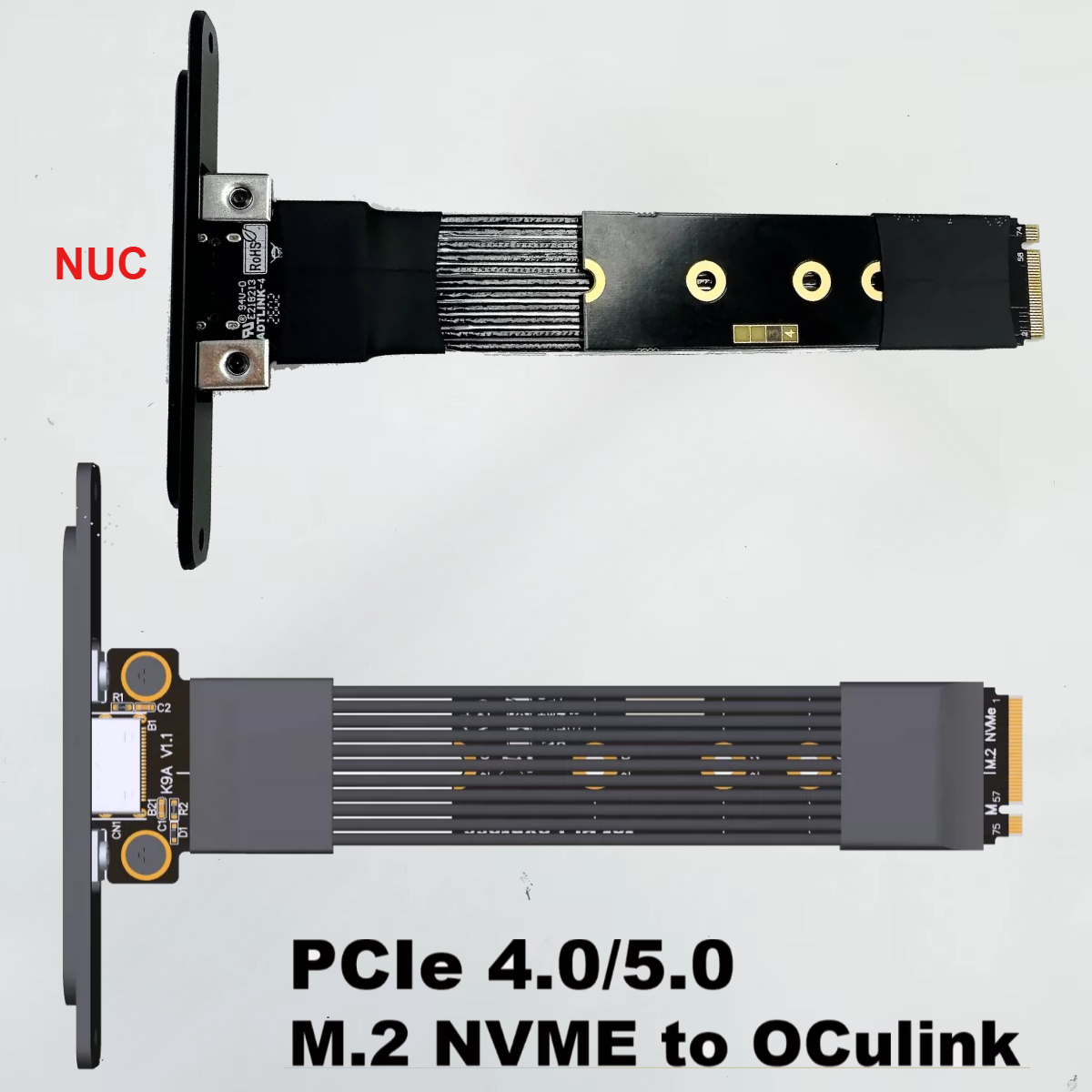 Pcie 5.0 Gpu Riser Cable - K49SQ-BK14 Kabel Chip GPU OCuLink EGPU