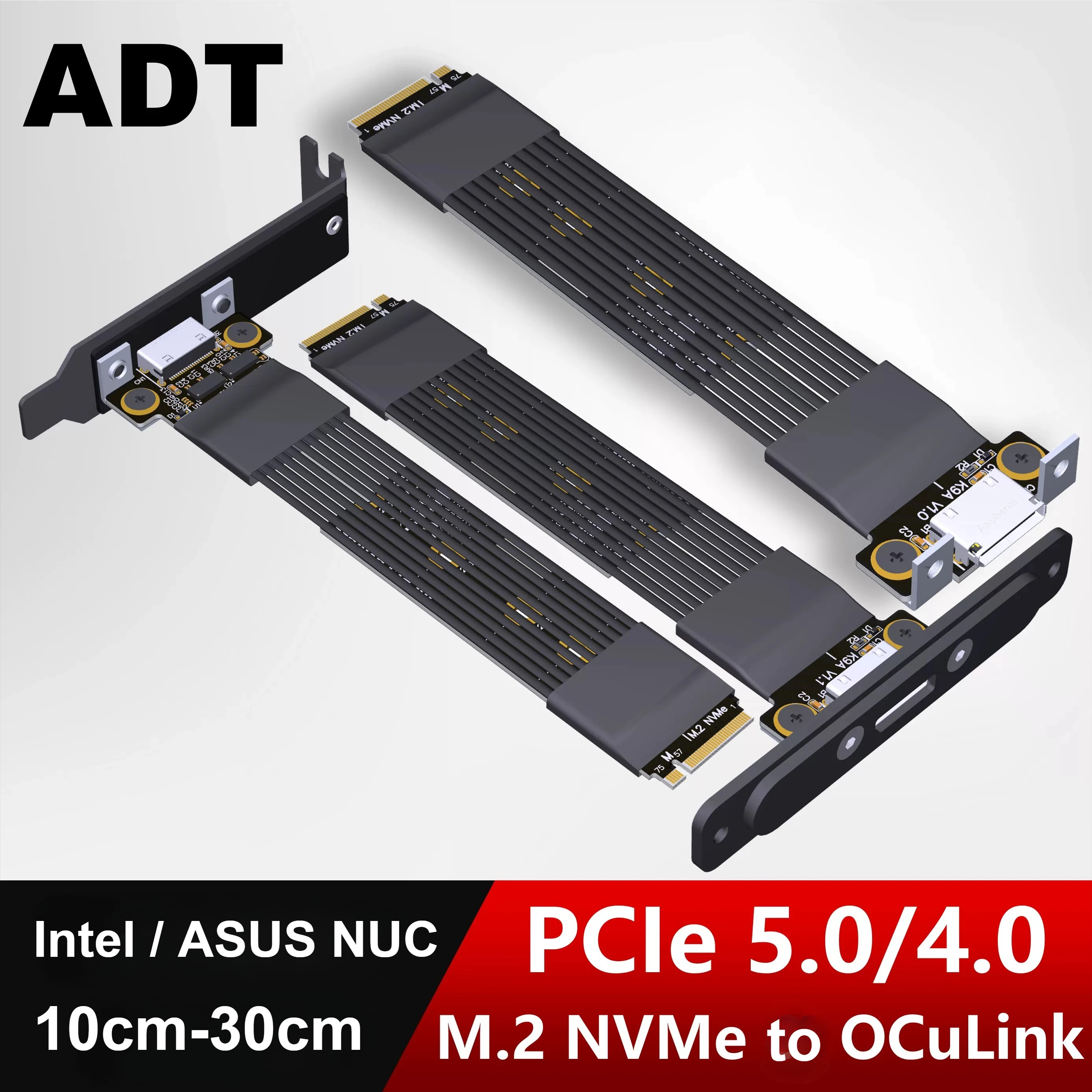 K49SQ-BK14 Kabel Chip GPU OCuL - Pcie 5.0 Gpu Riser Cable ulasan dan harga