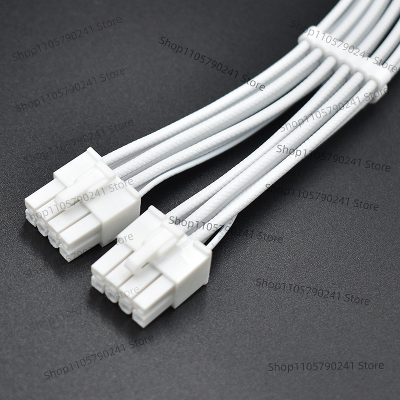 Kabel Pola Anyaman Putih 16AWG - Dual 8Pin To 16Pin 12Vhpwr Cable ulasan dan harga